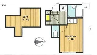 リヴェール橋本【1階】の間取り