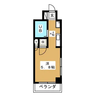 リバティーMA【6階】の間取り