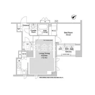 東京都中央区日本橋人形町3【マンション】の間取り