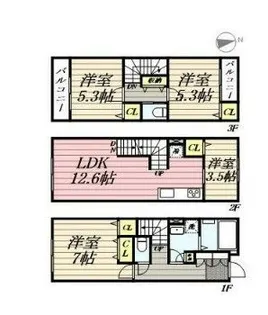 アーバンパーク三鷹の間取り