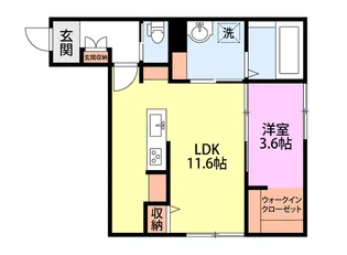 SOLANA O.K.A【1階】の間取り