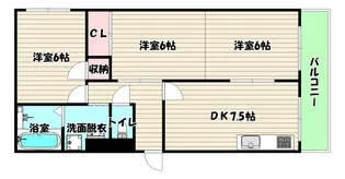 兵庫県尼崎市塚口町3【マンション】の間取り