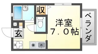 ルミエール円山【1階】の間取り