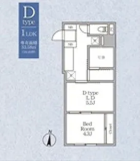 ラヴィエール錦糸公園【9階】の間取り