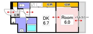 レジディア岡山駅前【8階】の間取り
