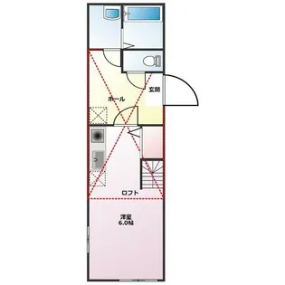 グリーンテラス戸塚【1階】の間取り
