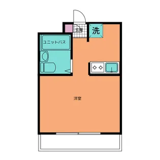 ベルード市川【4階】の間取り