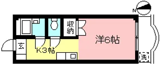 MIクレセント【2階】の間取り