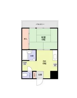 エクセレント泉【1階】の間取り