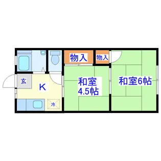 利元パナハイツ【1階】の間取り