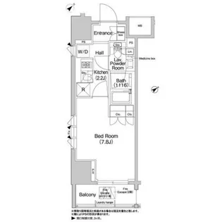 東京都台東区柳橋2【マンション】の間取り