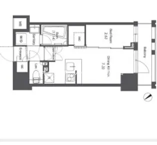 コンフォリア台東根岸【3階】の間取り