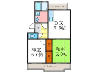 ラ・セ-ヌ大山崎【2階】の間取り