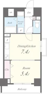 ソレアード ゼン【2階】の間取り