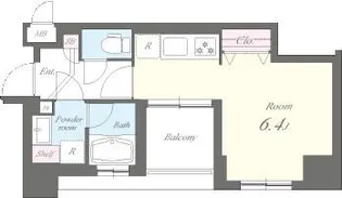東京都中央区日本橋浜町2【マンション】の間取り