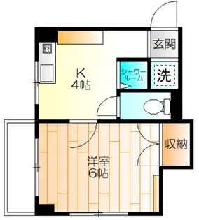 フェリシモサチ【3階】の間取り