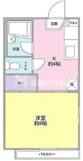 シャルム祐天寺【1階】の間取り