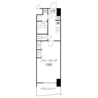 ロイヤルコンフォート渡辺通【14階】の間取り