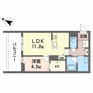 Paradiso本荘【3階】の間取り