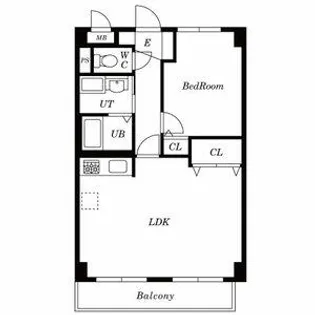 ベルフルール宮前平【5階】の間取り