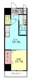 ラシャンスkanaike【6階】の間取り