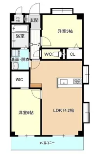 エール中島【2階】の間取り