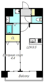 プレサンス大阪天満リバーシア【5階】の間取り