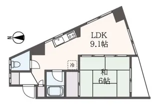マイタウン鶴間【2階】の間取り