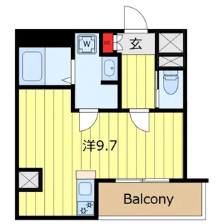 レピュア西尾久レジデンス【4階】の間取り