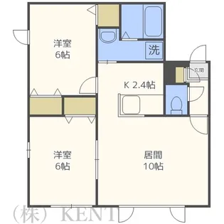フォーサイトN44【2階】の間取り