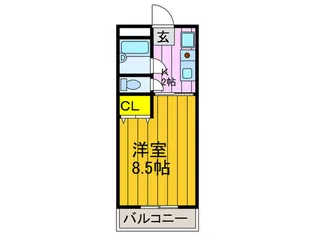 ライフハイム須賀【2階】の間取り
