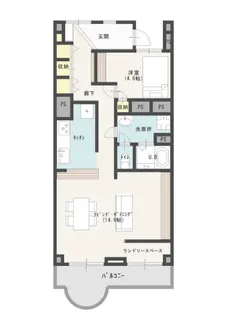 セントラルハイツ【6階】の間取り