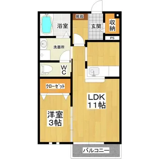 シャンスパレスZ(ゼット)【1階】の間取り