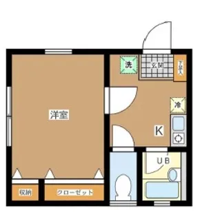 プティ アヴァンス【2階】の間取り