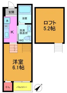 レグジー東船橋【1階】の間取り