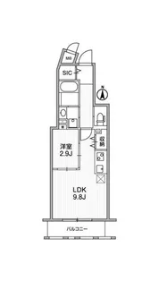 GranDuo柿の木坂2【1階】の間取り