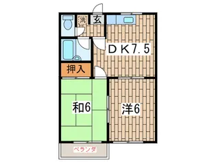 コンフォルト23【2階】の間取り