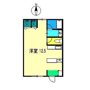 リド ヴェール【1階】の間取り