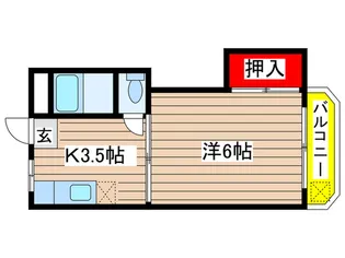 第4グリーンコーポラス【1階】の間取り