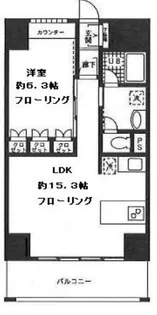 ロジュマン湘南【12階】の間取り