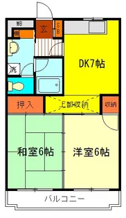 エクセル国分寺【3階】の間取り