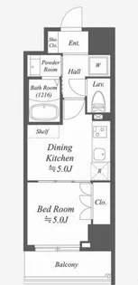 Alpha Prime東陽町【4階】の間取り