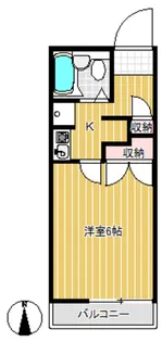 コーポセザール【2階】の間取り