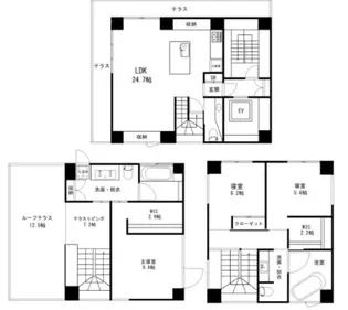 ARROWS EAST PHの間取り