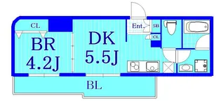 日神デュオステージ関内大通り公園【8階】の間取り