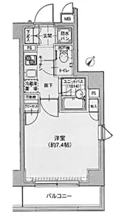 ヴェルステージ町田駅前【2階】の間取り