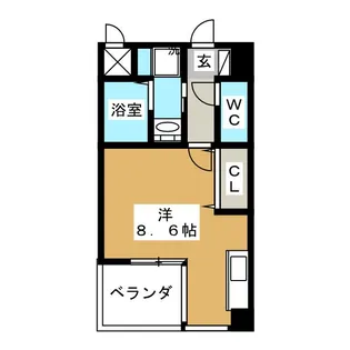 CITY SPIRE 名古屋大須【9階】の間取り