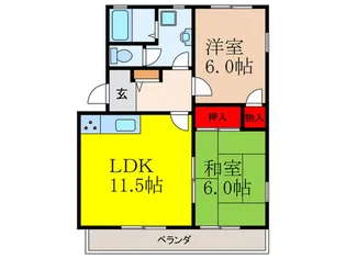 Maizon VITA【1階】の間取り