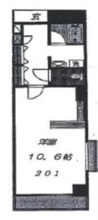 スクールサイド大野【2階】の間取り