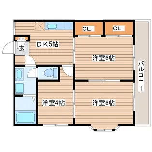 ホームオブミッシェルズC【1階】の間取り